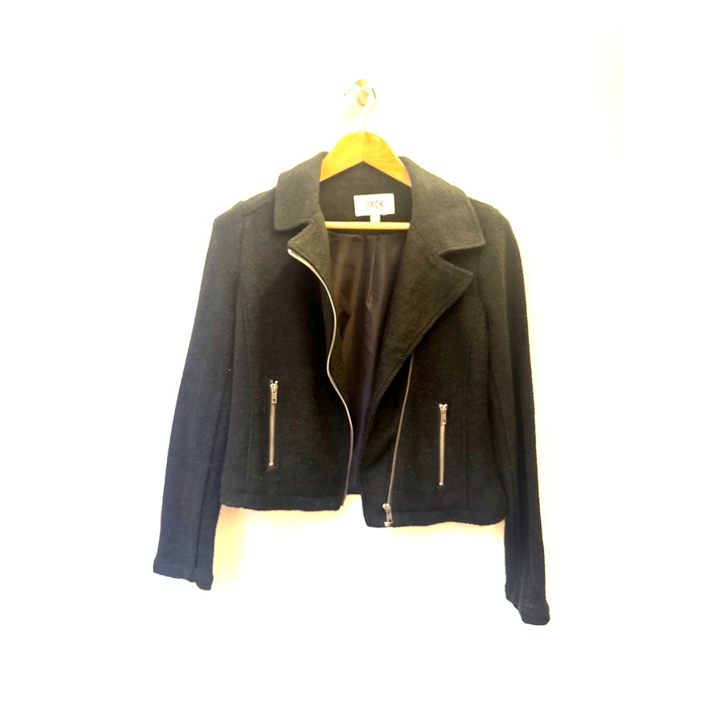 JACK by BB Dakota Tweed Zip Up‎ Women's Jacket Size Small